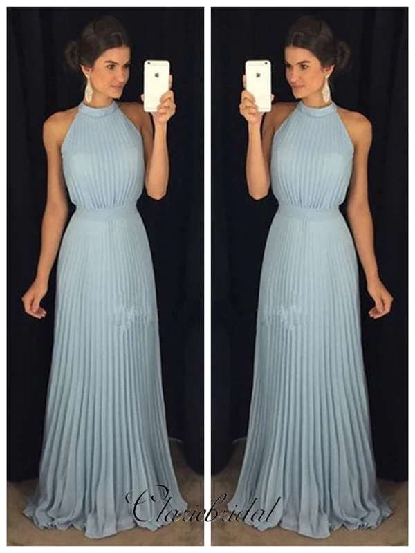 ready-to-wear prom dressesSimple Custom Design Prom Dresses, Halter Cheap Long Prom Dresses